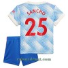 Manchester United Jadon Sancho 25 Borte 2021-22 - Barn Draktsett